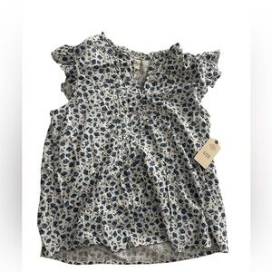 St. John's Bay Blue Floral Blouse